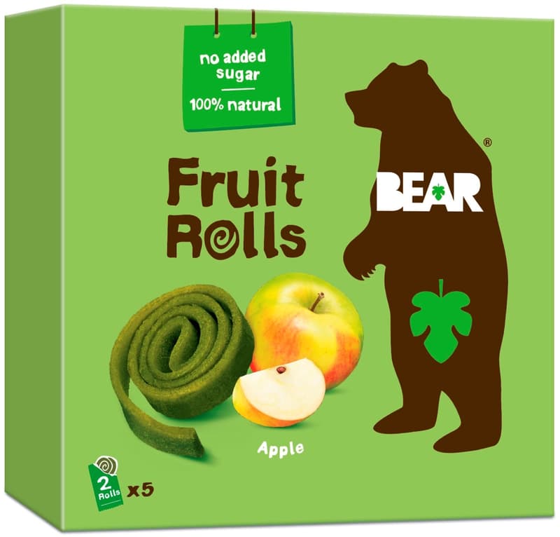 Bear YOYO apple & pear jelly stripes 5x20g