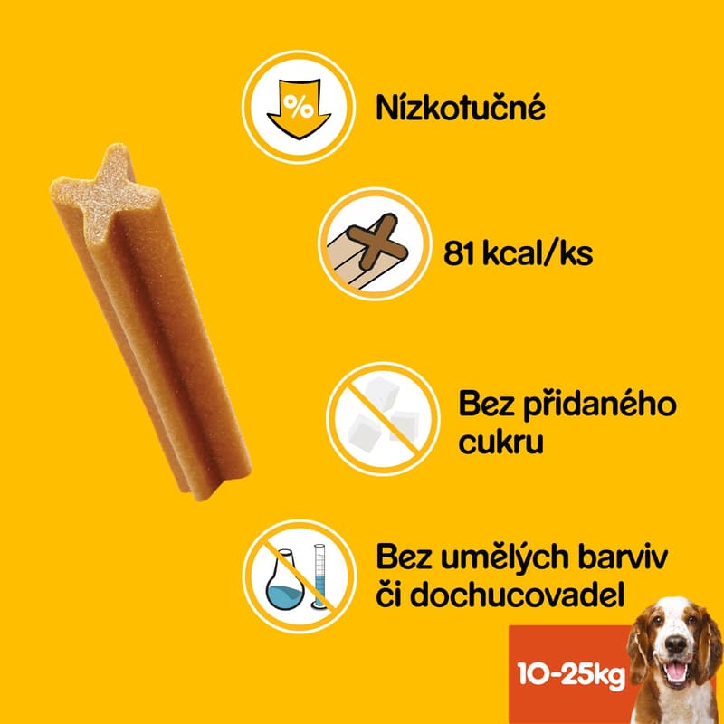 Pedigree Dentastix medium pro psy 10–25 kg