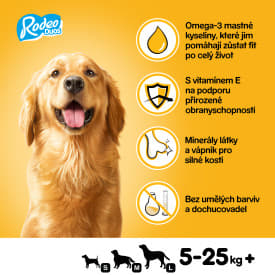 Pedigree Rodeo DUO Chewy sticks for dogs with beef