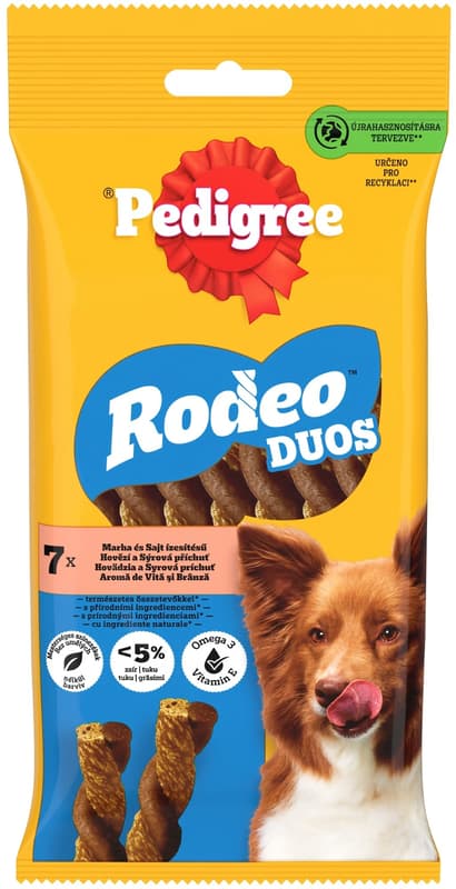 Pedigree Rodeo DUO Chewy sticks for dogs with beef