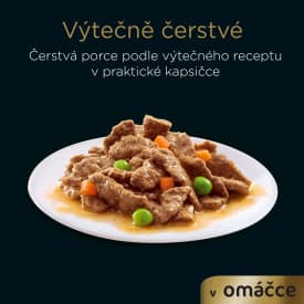 Cesar pockets for dogs Beef with carrot and chicken with vegetables in sauce 4 × 100g