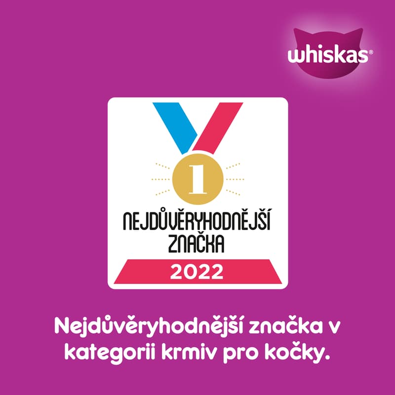 Whiskas Junior kapsičky klasický výběr ve šťávě pro koťata 4×85 g