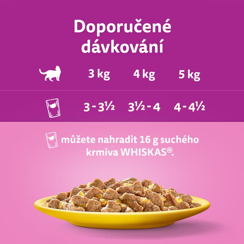 Whiskas Kapsičky drůbeží výběr v želé pro kočky 12×85 g