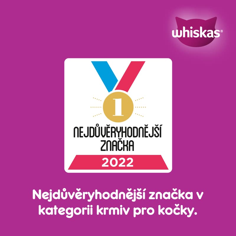 Whiskas Granule pro dospělé kastrované kočky s kuřecím