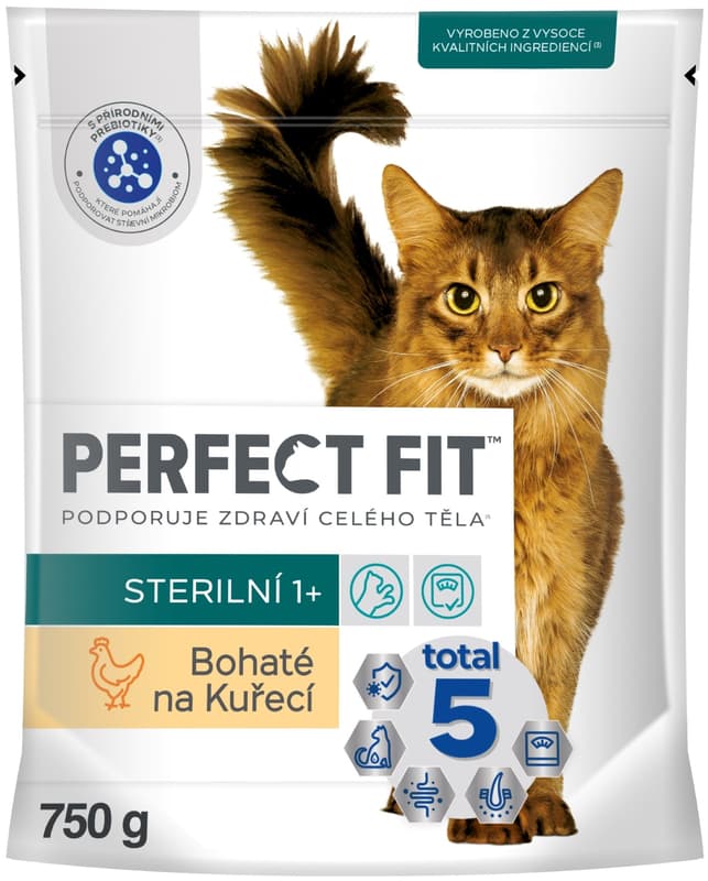 Perfect Fit Sterile Granule pro dospělé kastrované kočky – bohaté na kuře