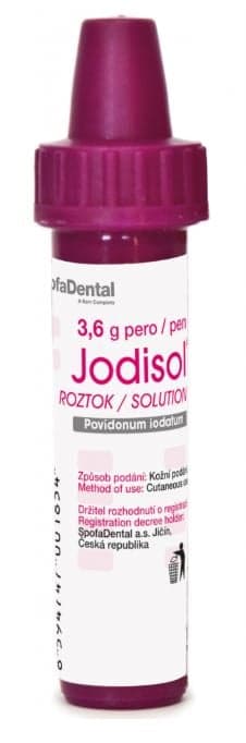JODISOL 38,5MG/G Kožní roztok 3,6G
