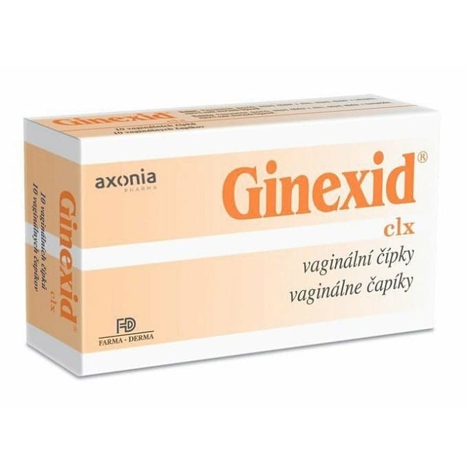 GINEXID vaginal suppositories 10x2g