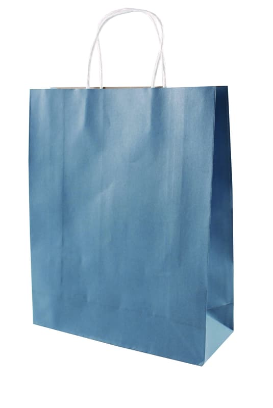 Niteola Paper gift bag blue 26×32 cm
