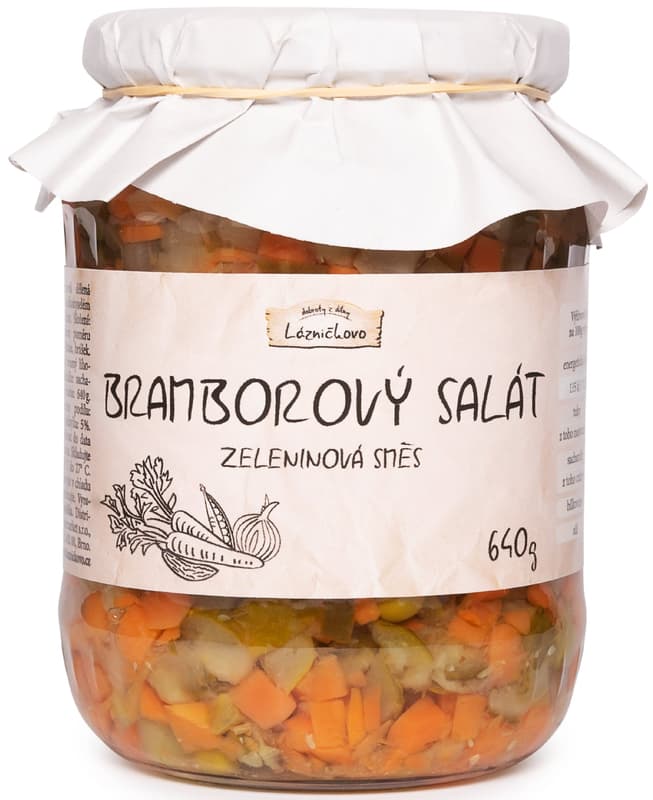Lázničkovo A mixture of potato salad