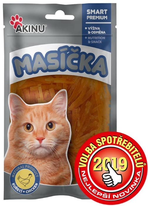 Akinu Kuřecí řezanky pro kočky