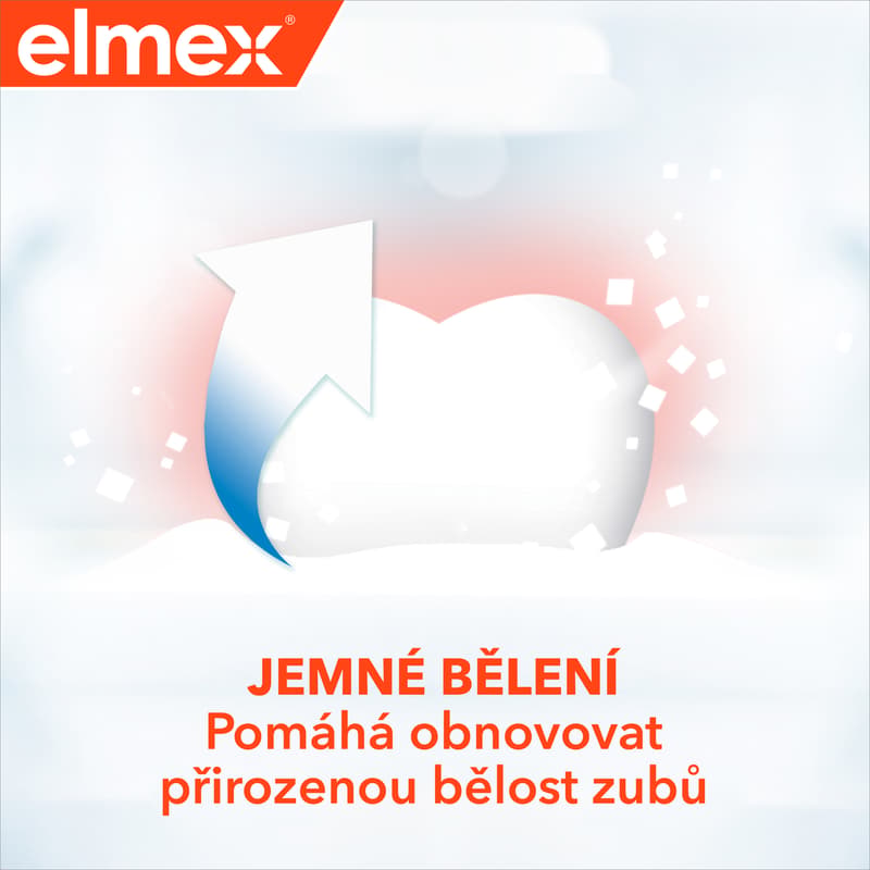elmex Caries Protection Whitening zubní pasta proti zubnímu kazu