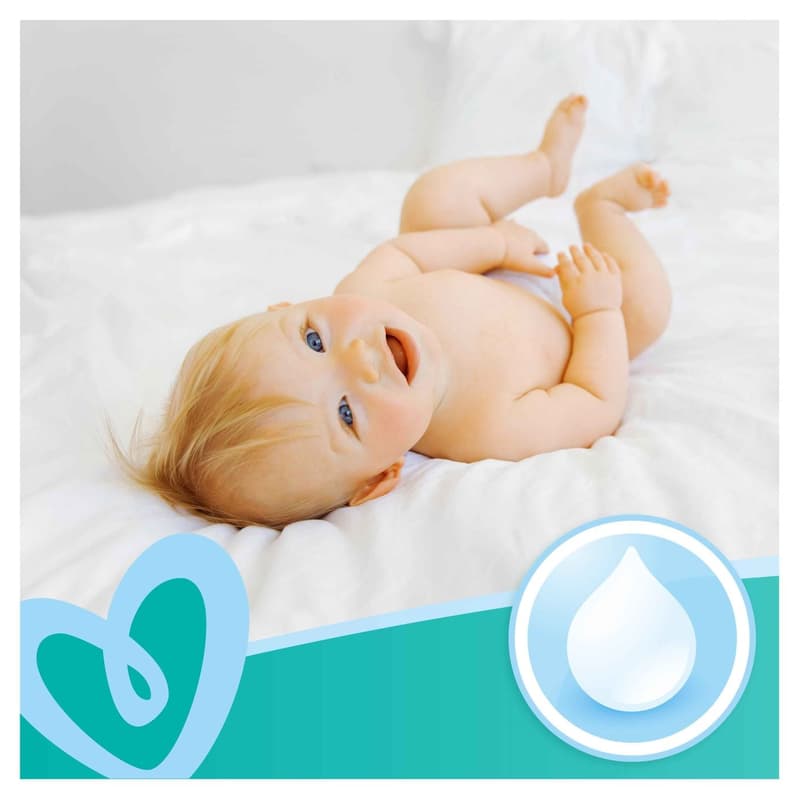 Pampers Fresh clean vlhčené ubrousky 12×52 ks