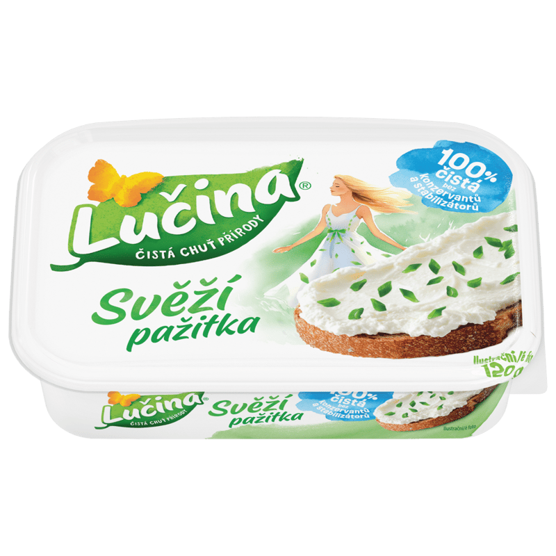 Lučina with chives