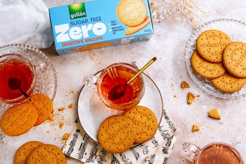 Gullón Digestive DIA sugar-free whole grain cookies with sweeteners