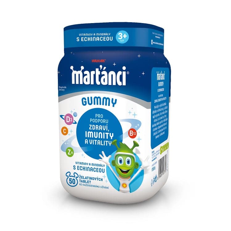 Walmark Martians Gummy Echinacea 20mg 50pcs