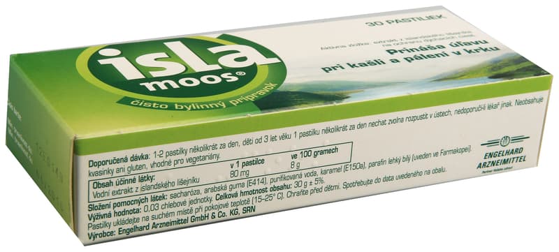 Isla Moos 30 pastilek