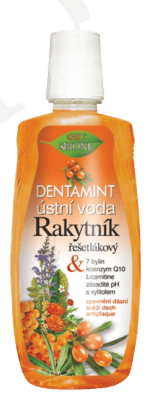 Bione cosmetics BIO Dentamint mouthwash sea buckthorn