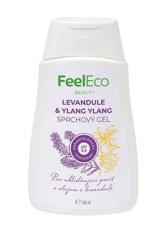 FeelEco Sprchový gel levandule a ylang-ylang