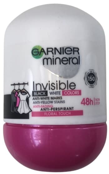 Garnier Mineral Invisible roll-on antiperspirant