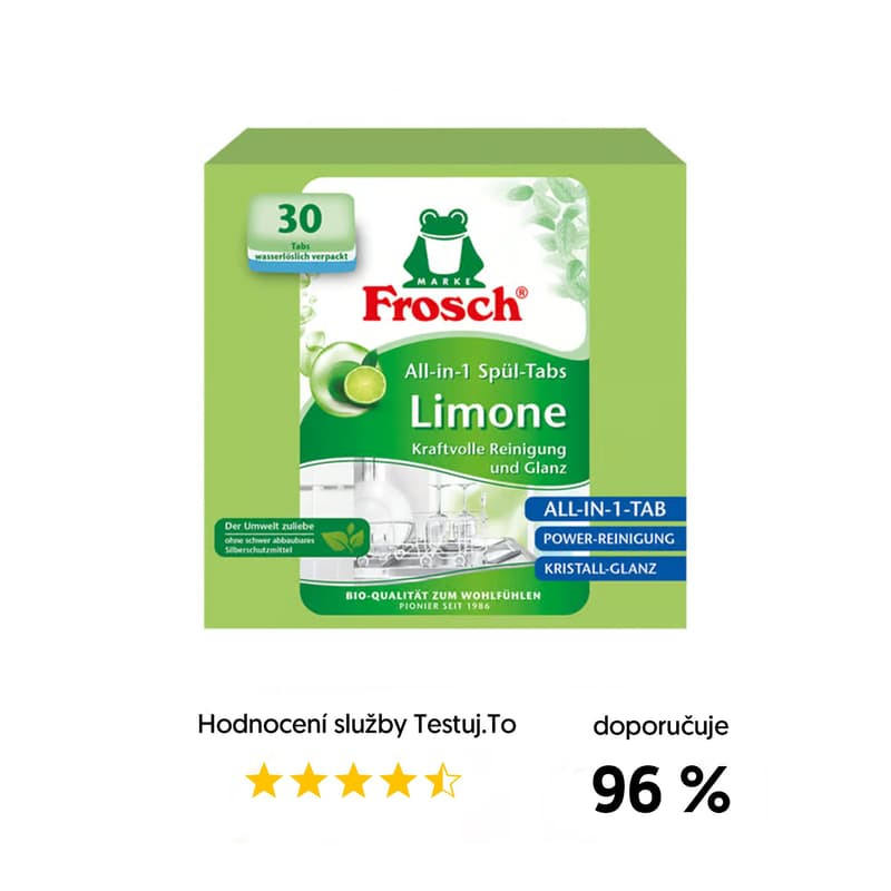 Frosch Dishwasher Tablets Lemon