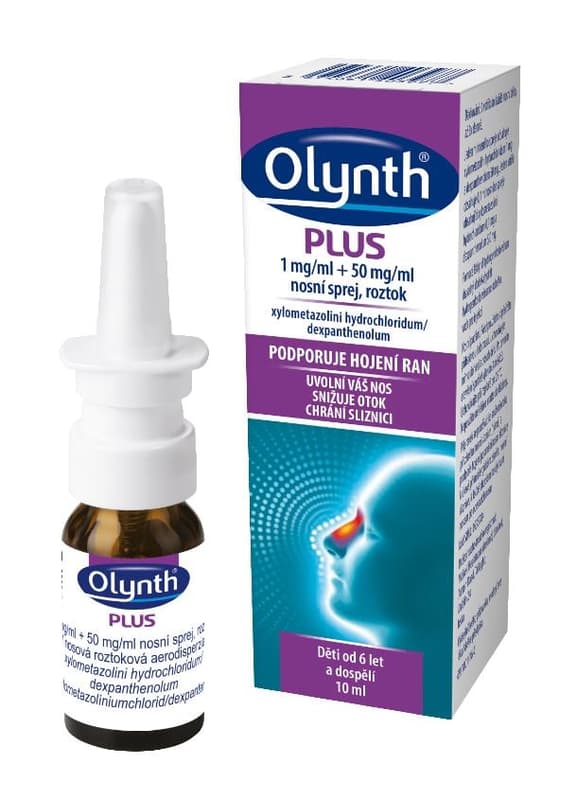 OLYNTH PLUS 1MG/ML+50MG/ML Nosní sprej, roztok 1X10ML