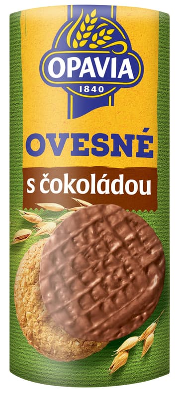 Opavia Golden Oatmeal Cookies Dipped in Chocolate