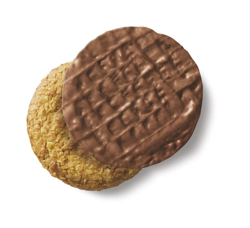 Opavia Golden Oatmeal Cookies Dipped in Chocolate