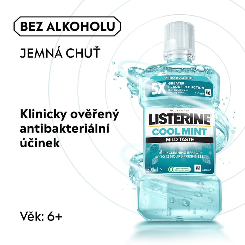 Listerine Cool Mint Mild Taste Mouthwash