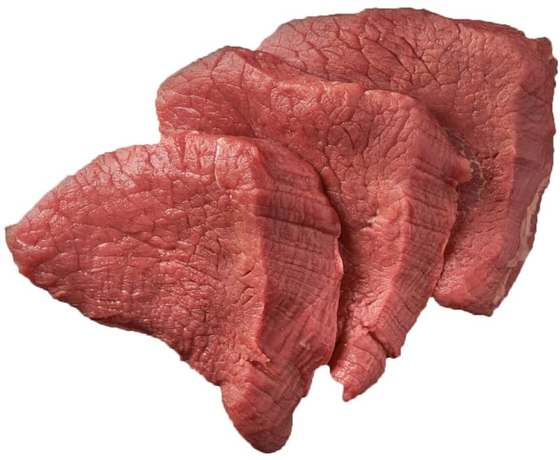 Venison Fallow deer leg slices