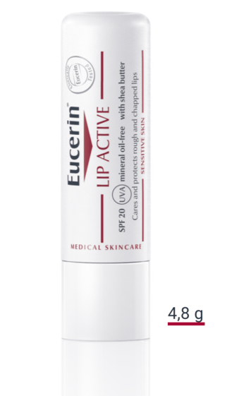 Eucerin Lip Aktiv tyčinka na rty 4.8g