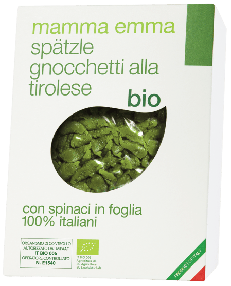 Mamma Emma BIO Especially after Tyrol with spinach