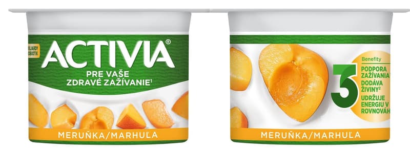 Activia Probiotický jogurt meruňka 4×120 g