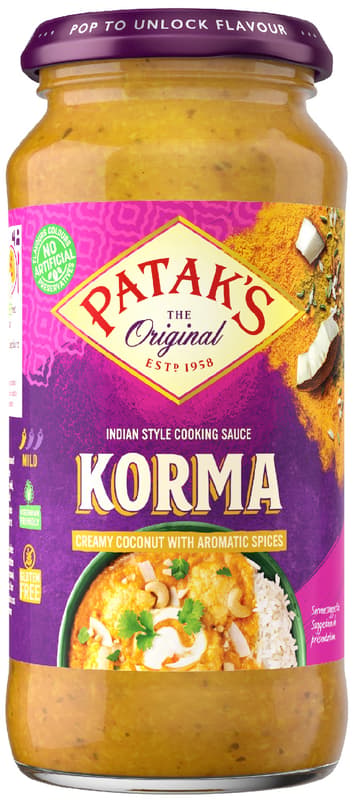 Patak's Korma curry sauce
