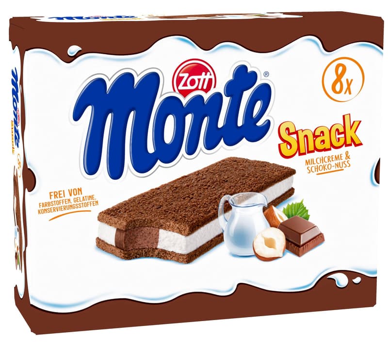 Zott Monte snack 8 × 29 gr