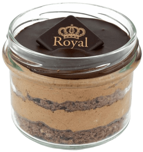 Ovocný Světozor Royal cake in glass