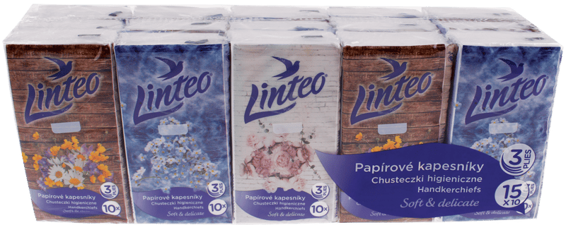 Linteo tissues 3-ply, 10x15pcs