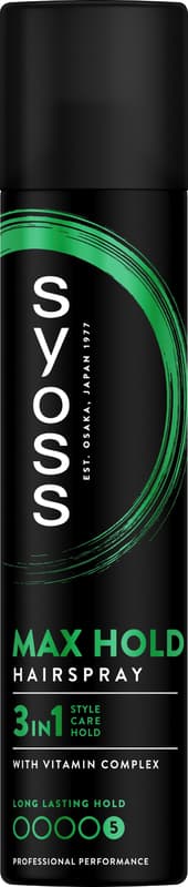 Syoss Max Hold Lak na vlasy 5–Mega Strong