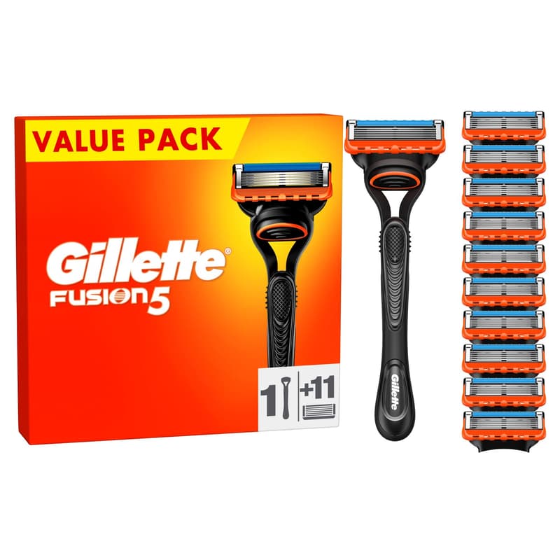 Gillette Fusion5 Holicí strojek + 11 holicích hlavic