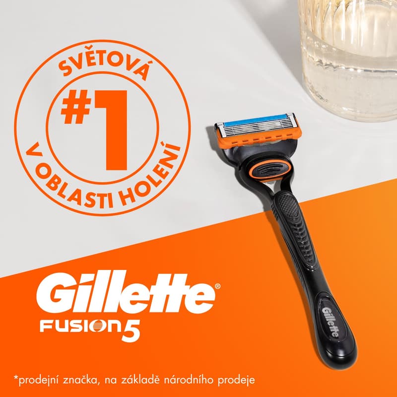 Gillette Fusion5 Holicí strojek + 11 holicích hlavic