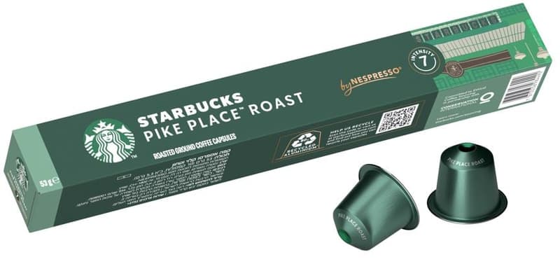 Starbucks® Pike Place Roast by Nespresso® Medium Roast - coffee capsules