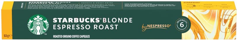 Starbucks Blonde Espresso Roast by Nespresso Blonde Roast kávové kapsle