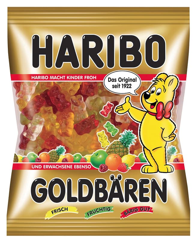 Haribo Goldbären želé s ovocnými příchutěmi