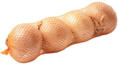 Yellow big onion, net
