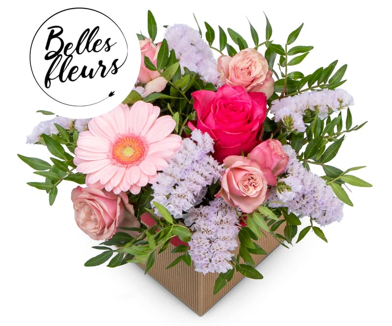 Belles Fleurs Květinový boxík (ke konci školního roku)