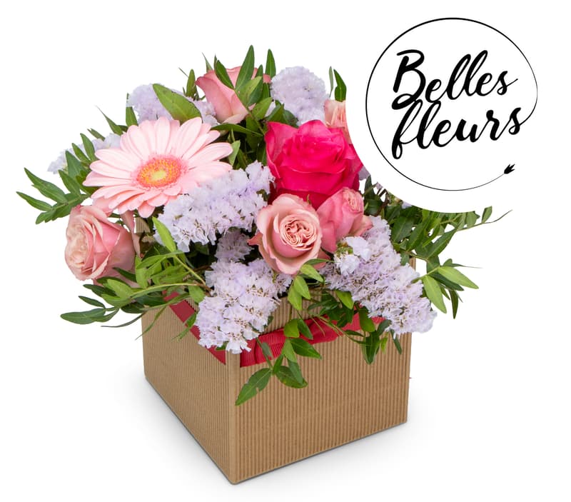 Belles Fleurs Květinový boxík (ke konci školního roku)
