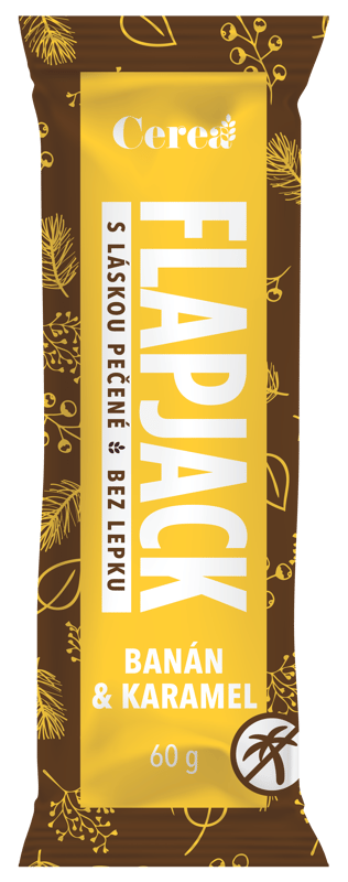 Cereabar Flapjack banán & karamel bez lepku
