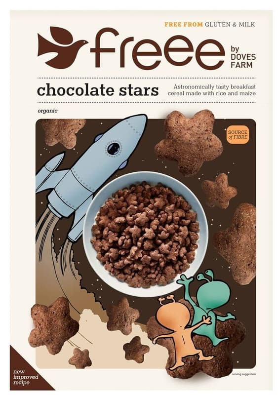 Freee BIO Gluten free chocolate stars