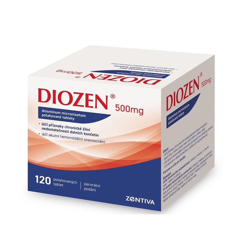 DIOZEN 500MG film-coated tablets 120