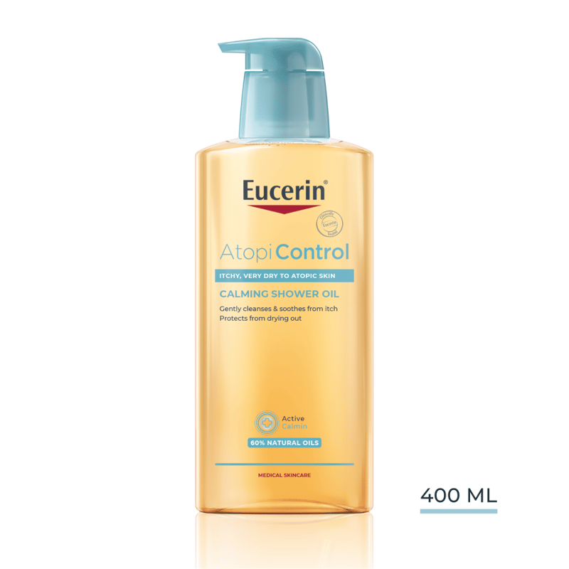 EUCERIN AtopiControl sprch.olej suchá zarud.400ml