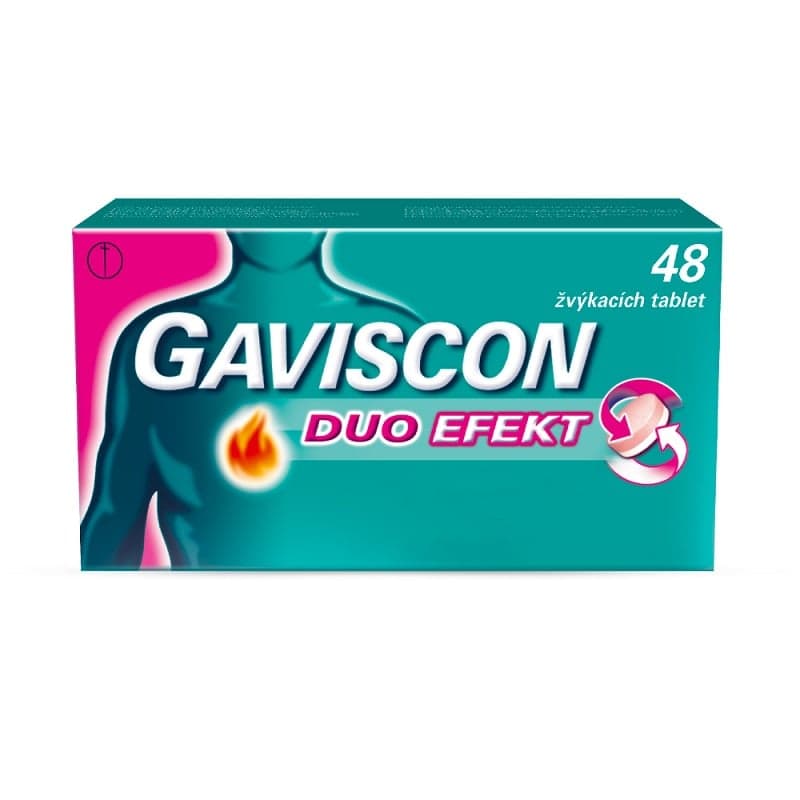 GAVISCON DUO EFEKT chewable tablet 48